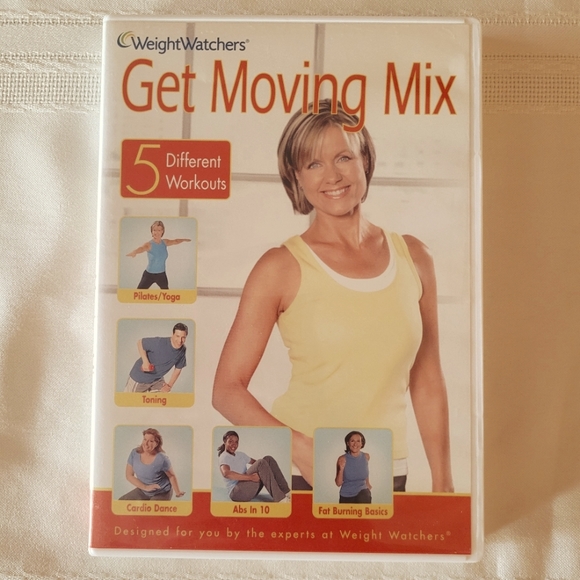 Get Moving Mix Weight Watchers DVD 5 Different Workouts - Picture 1 of 3